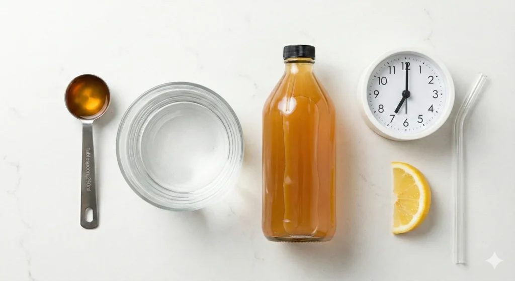 How to use apple cider vinegar properly - correct dosage of 1-2 tablespoons diluted in water before meals
