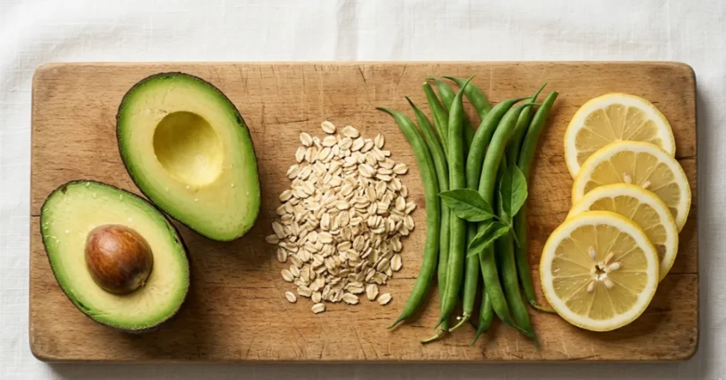 High-fibre foods that stimulate natural GLP-1 hormone release after eating